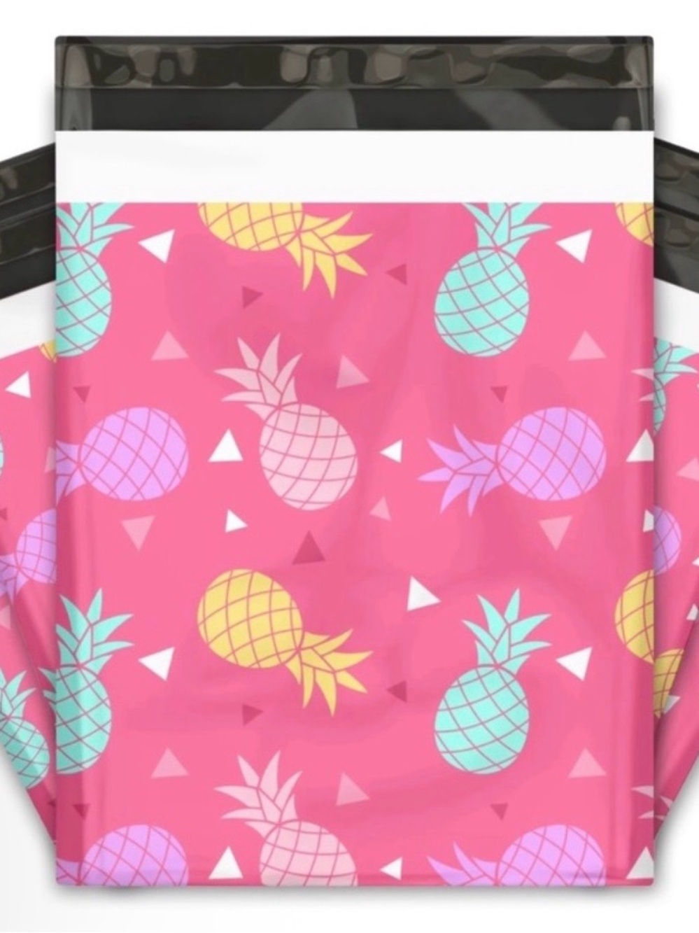 Polymailers: (20) 10x13 Pineapple Multi-Colored